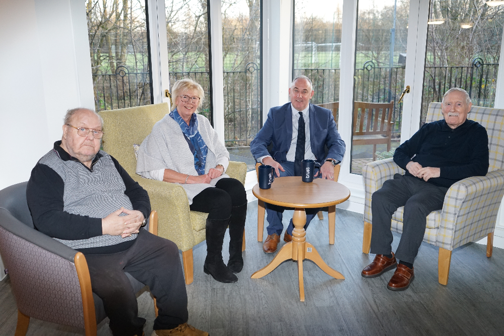 Housing minister visits Trust's Housing with Care development