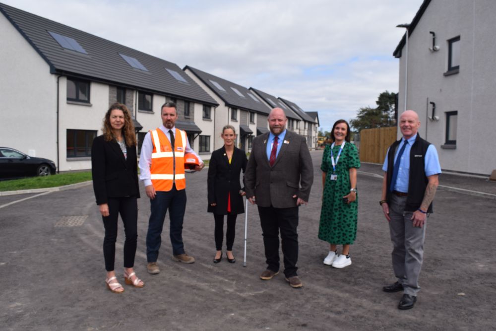 Ten new energy efficient council homes completed in Perthshire village