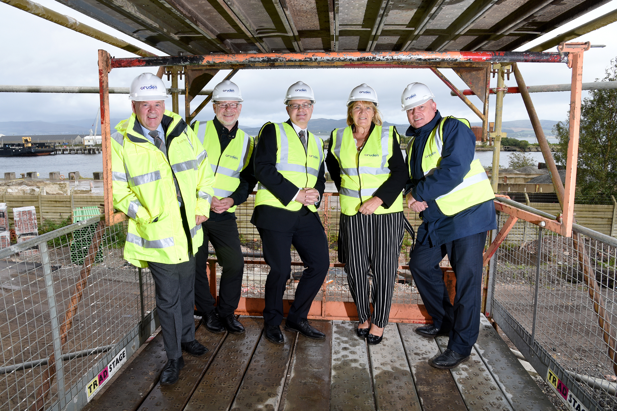 Work taking shape at River Clyde Homes waterfront development in Greenock