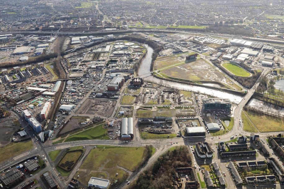 £90m of ongoing regeneration works currently onsite at Dalmarnock