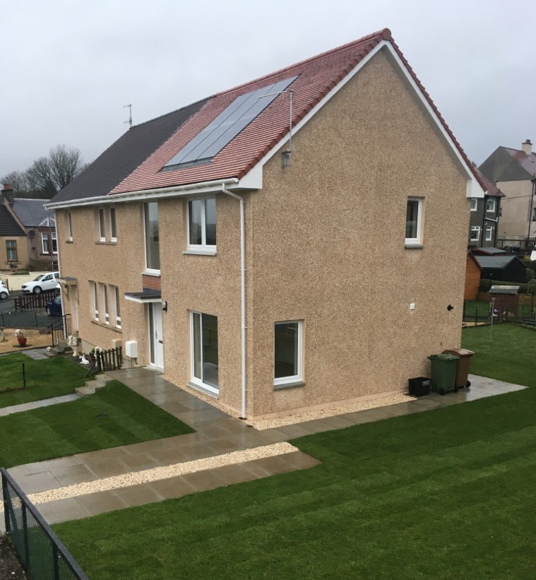 New semi-build property completed following explosion in Dalmellington
