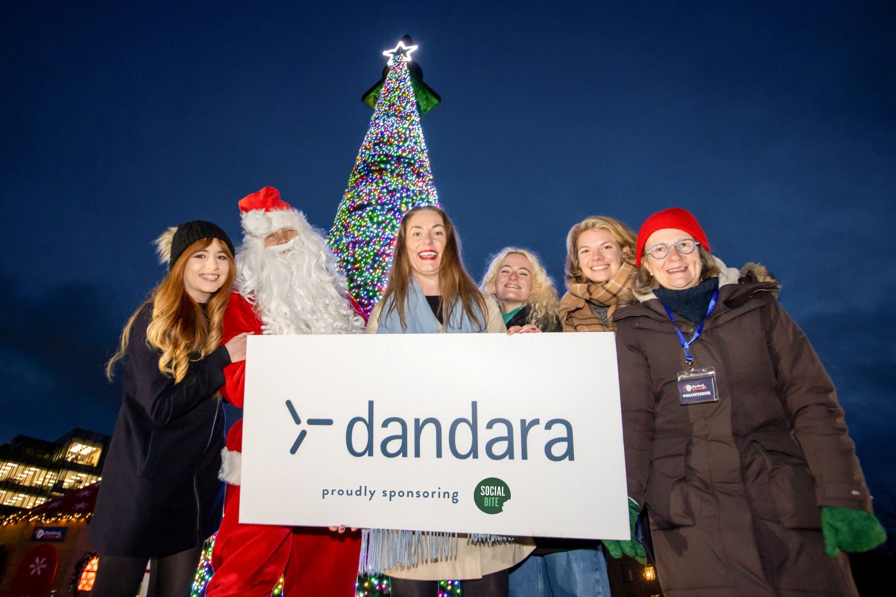 Dandara gets into giving spirit at Social Bite’s ‘Festival of Kindness’