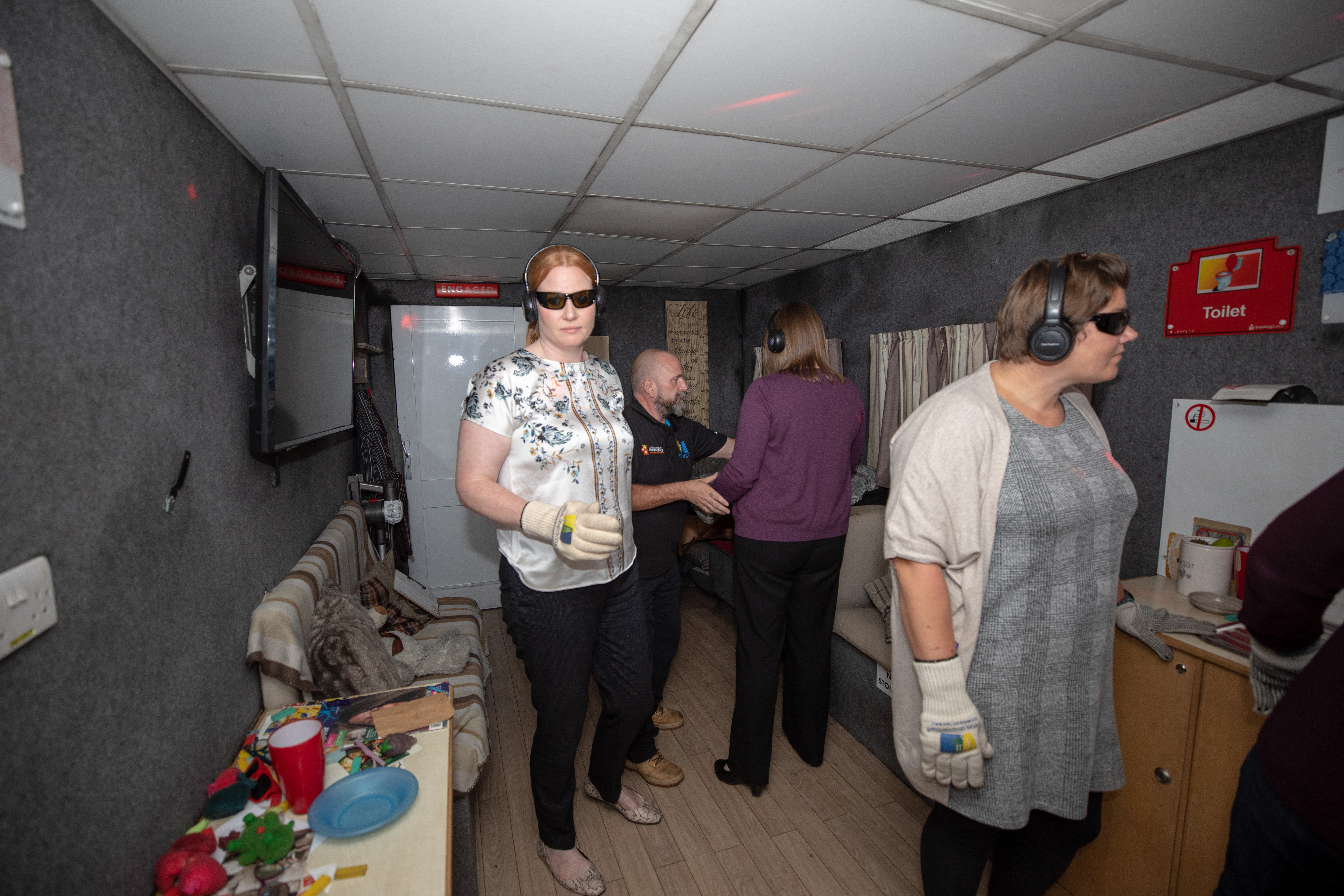 Virtual Dementia Tour Bus pays visit to Berwickshire Housing Association