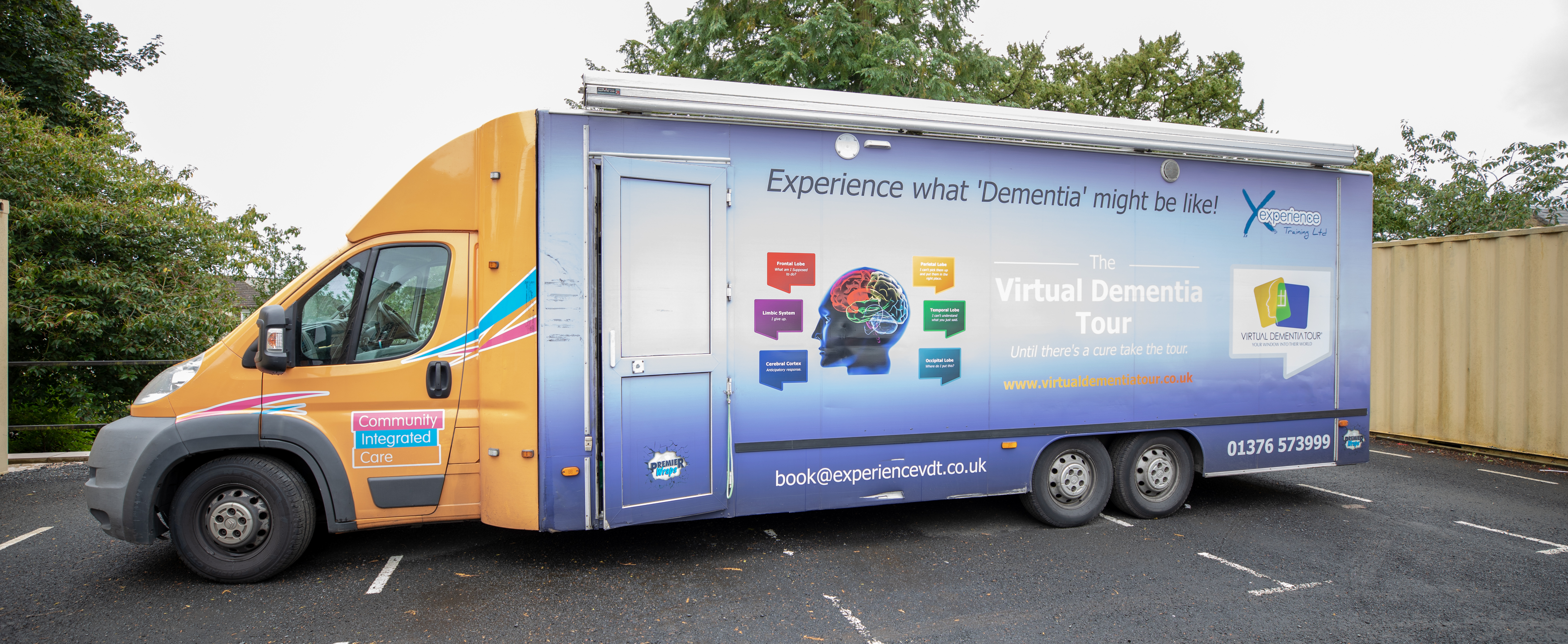 Virtual Dementia Tour Bus pays visit to Berwickshire Housing Association