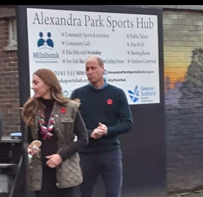 Duke and Duchess of Cambridge visit Milnbank sports hub