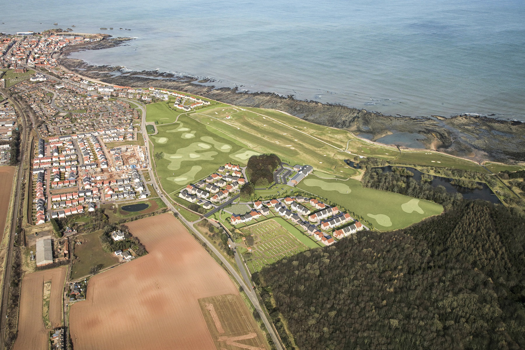 Housing plans approved at Dunbar Golf Club
