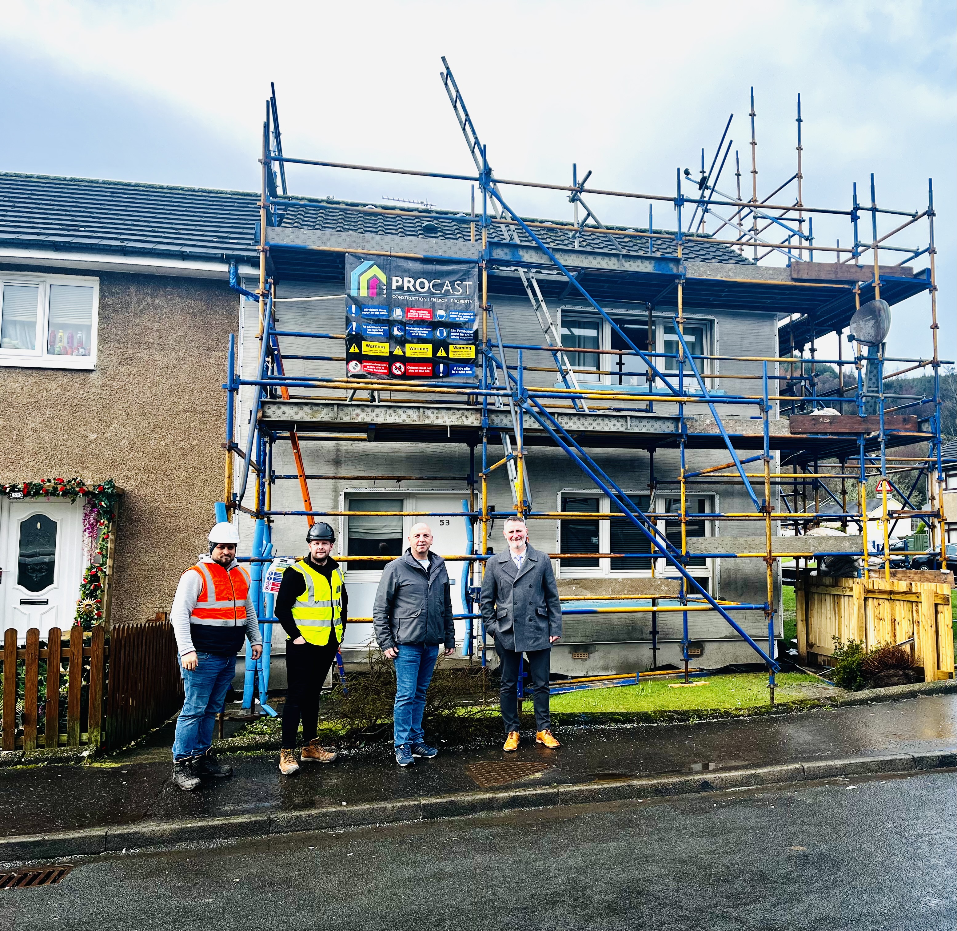 Procast Group wins 36-home retrofit contract in Argyll village