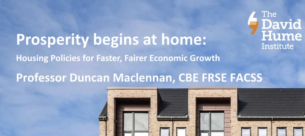 'Urgent disruption' in housing policy required to secure Scotland’s economic future