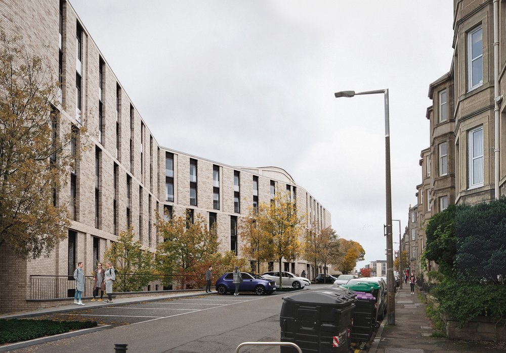 Plans unveiled for student build at triangular Edinburgh site