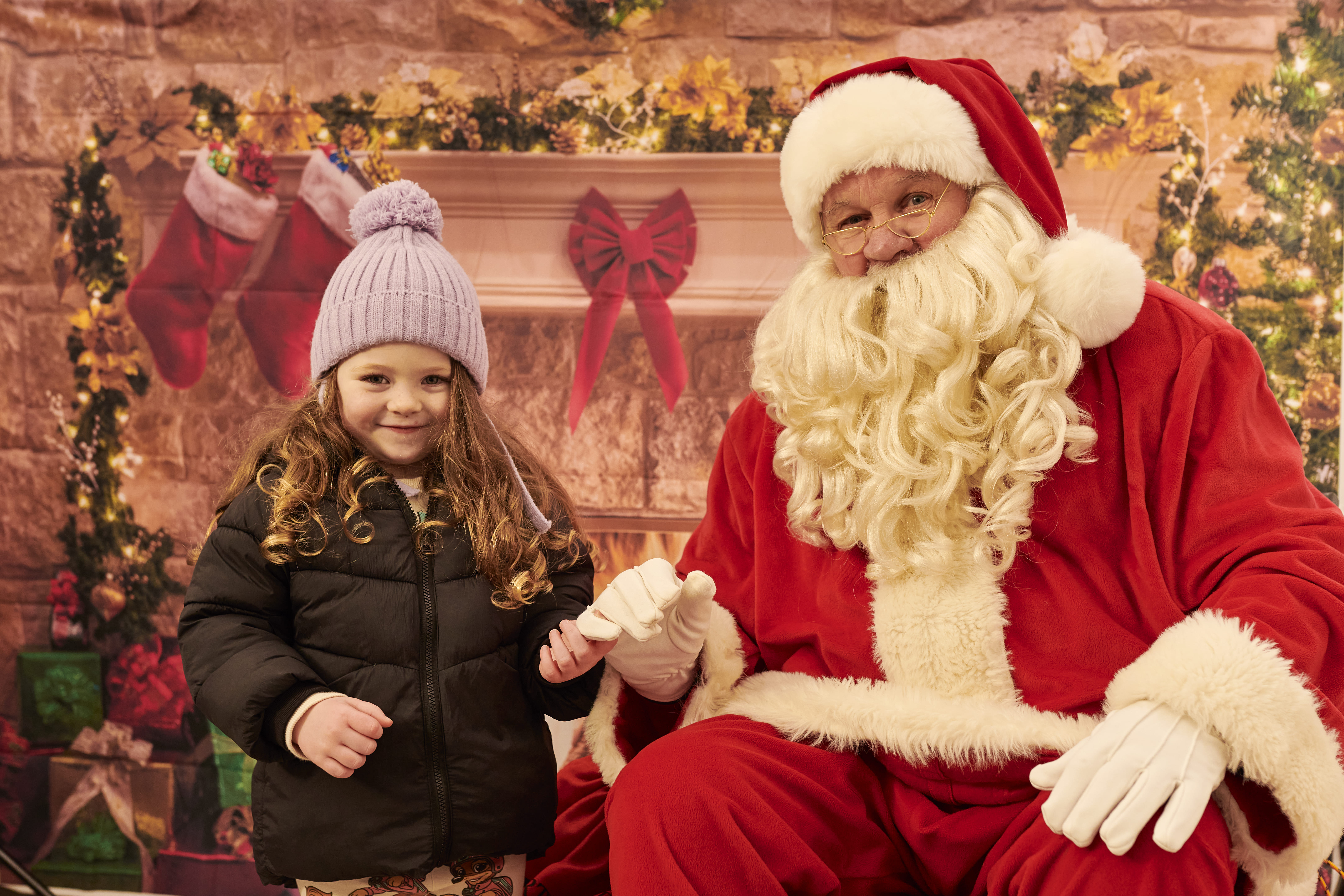 Santa spreads festive cheer at Springfield's Village developments