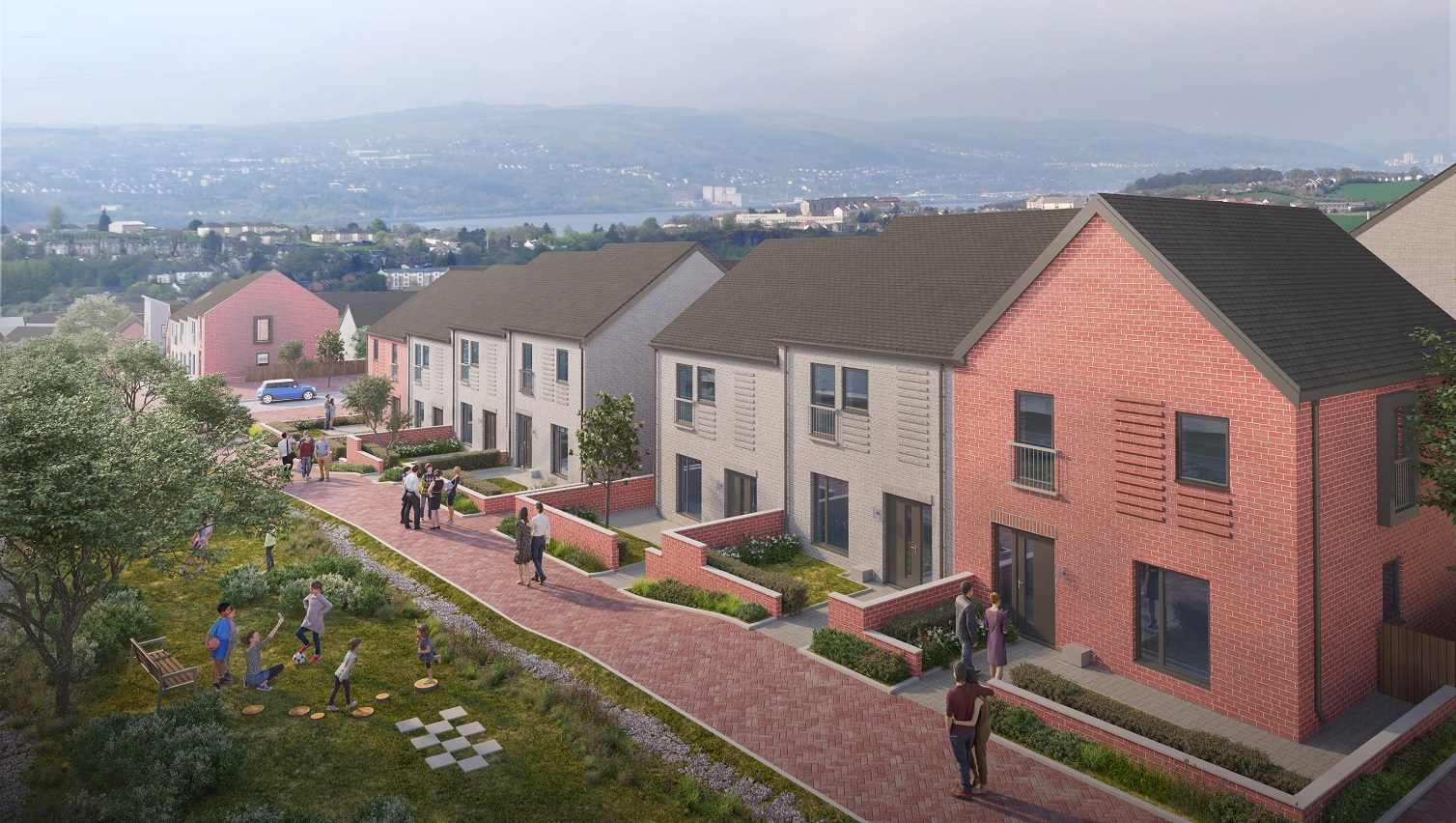 Bellsmyre regeneration project shortlisted for two Planning Awards