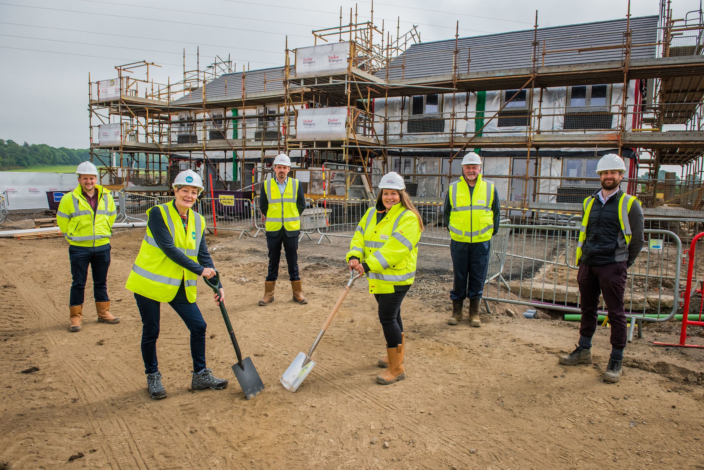 New affordable homes making progress in East Calder