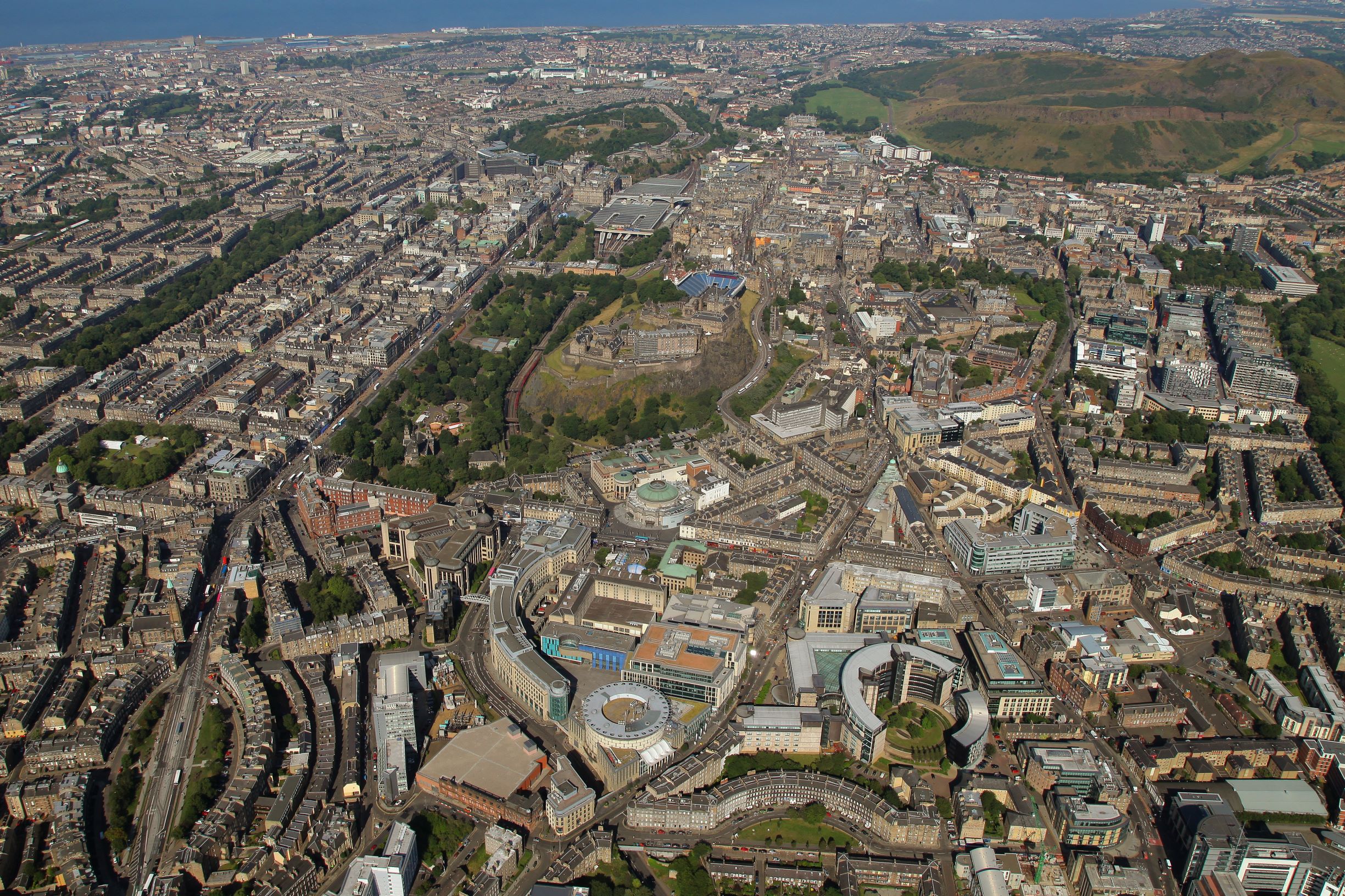 Edinburgh's population increased by 13% in ten years