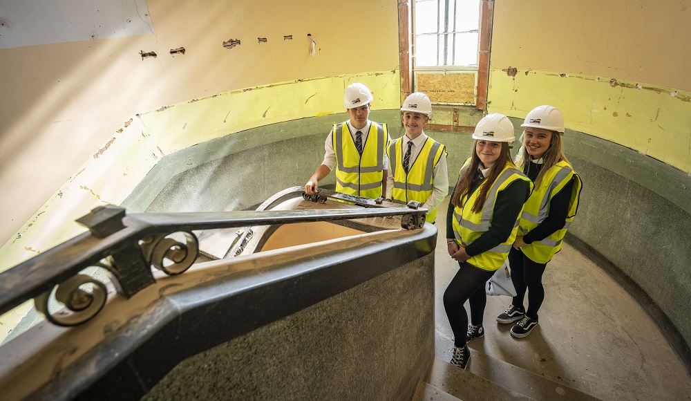 Eildon leads tour of apartments at former Kelso High School