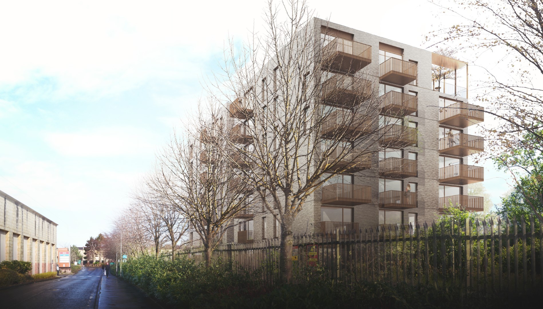Reduced build to rent plans submitted for Anniesland