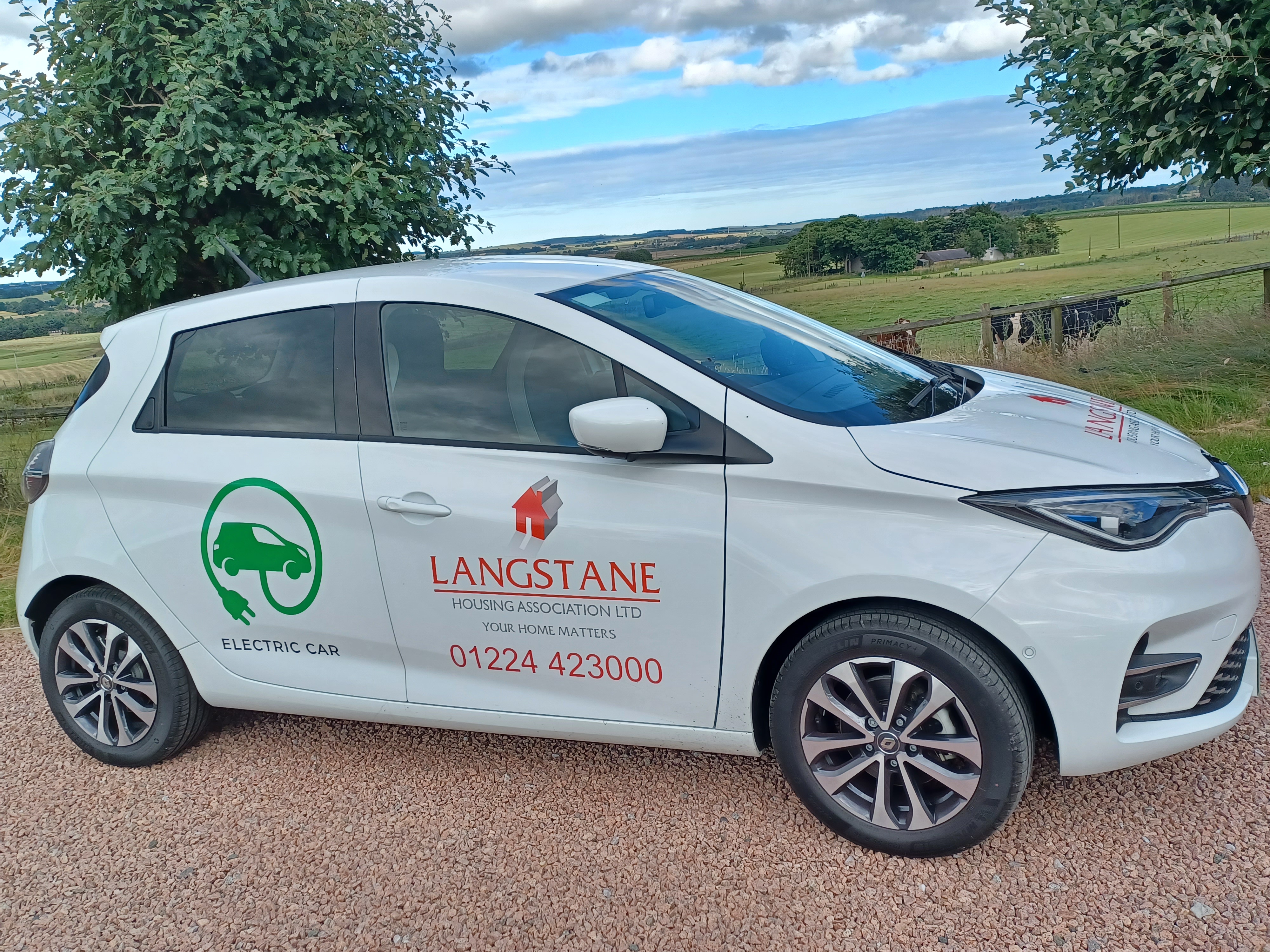 Langstane Housing Association rolls out electric pool car for employee use