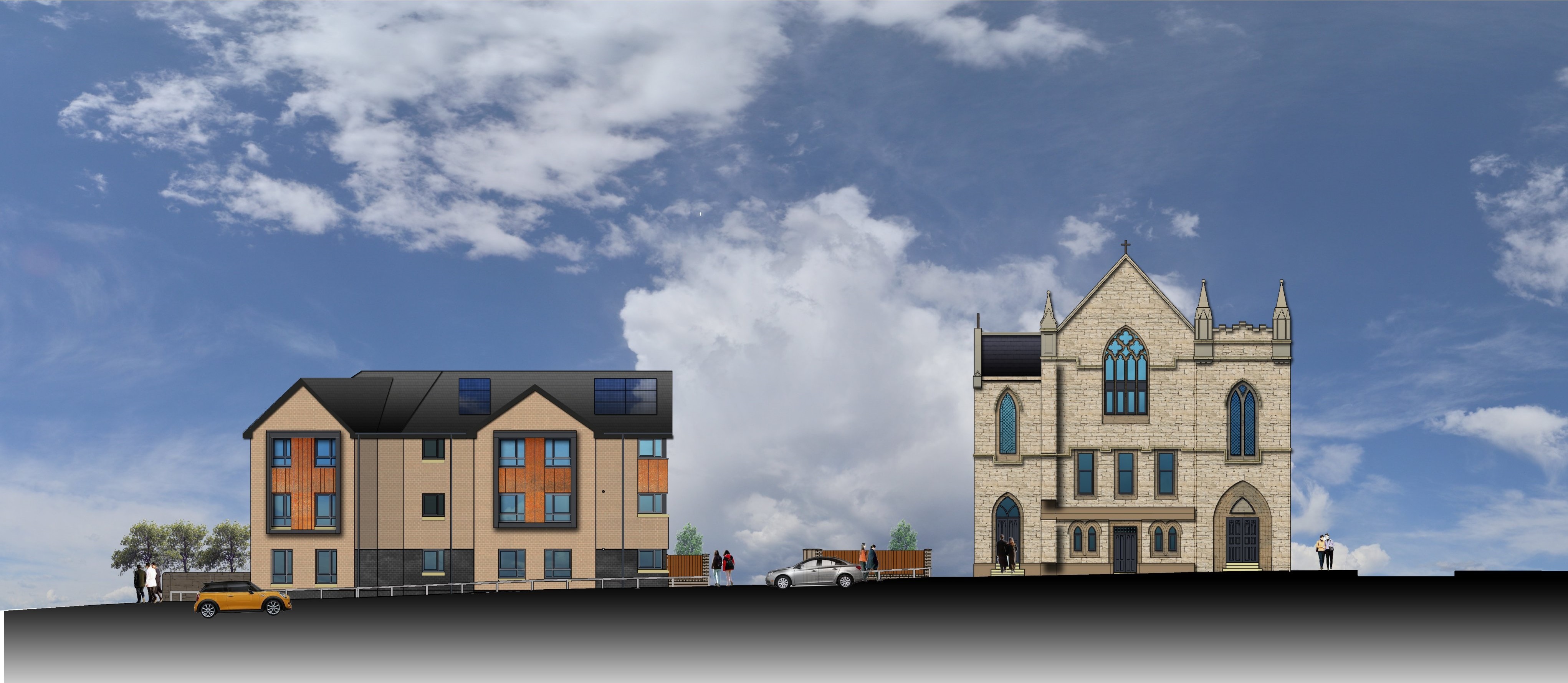 Progress made on social housing conversion of Airdrie church