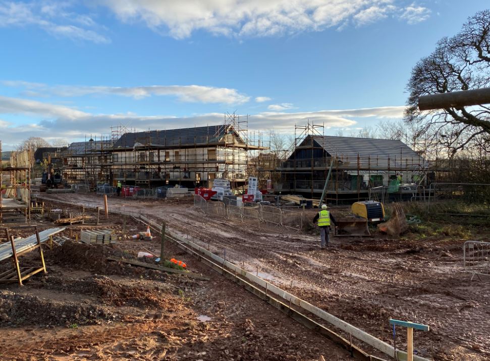 In Pictures: Site progress at housing development site in Ayton