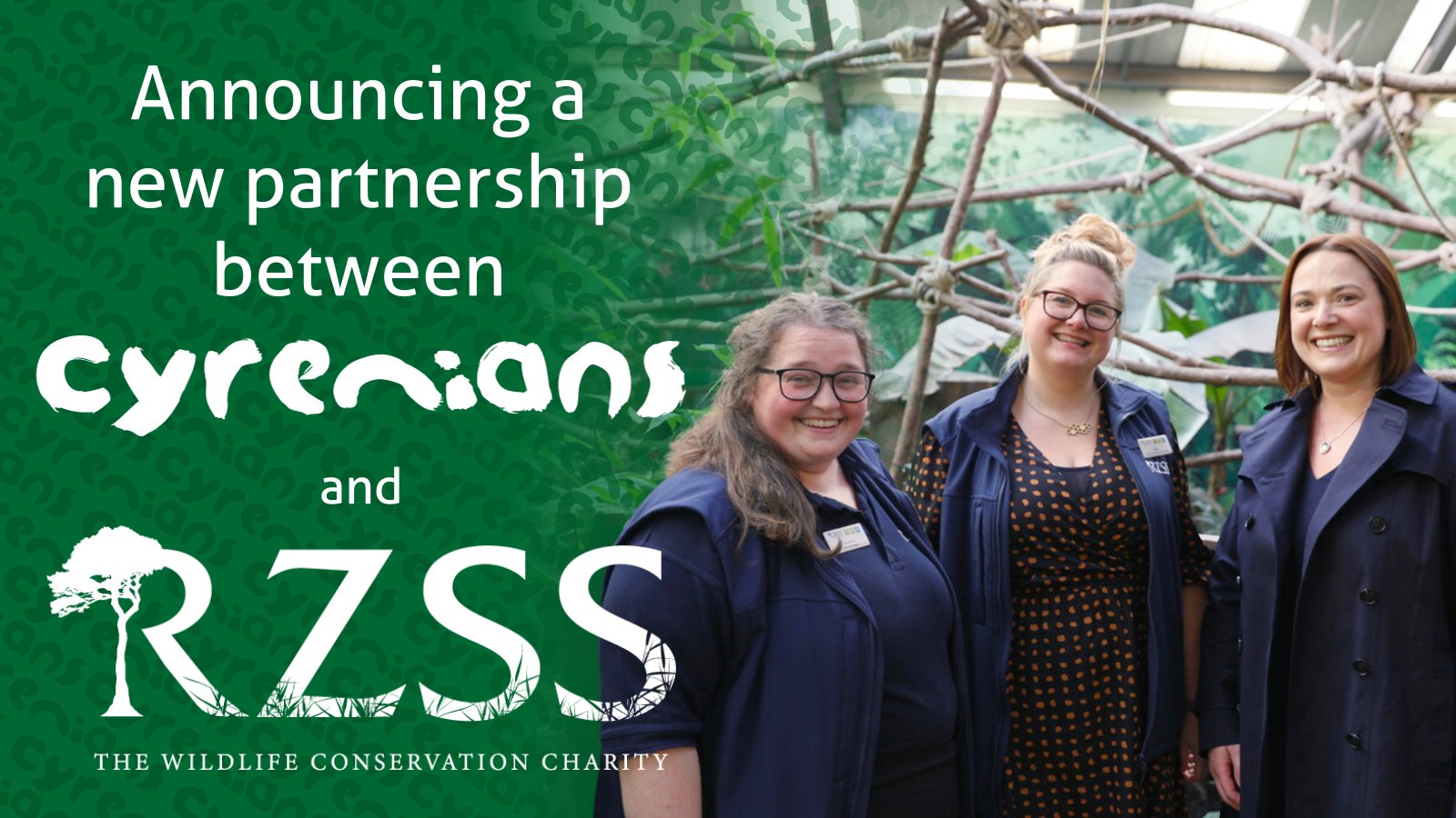 Cyrenians unveils RZSS partnership to support access to nature and careers for young people