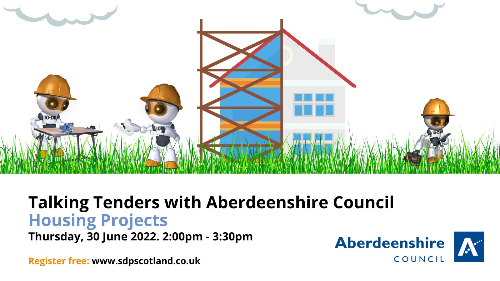 Construction businesses wanted for housing projects with Aberdeenshire Council