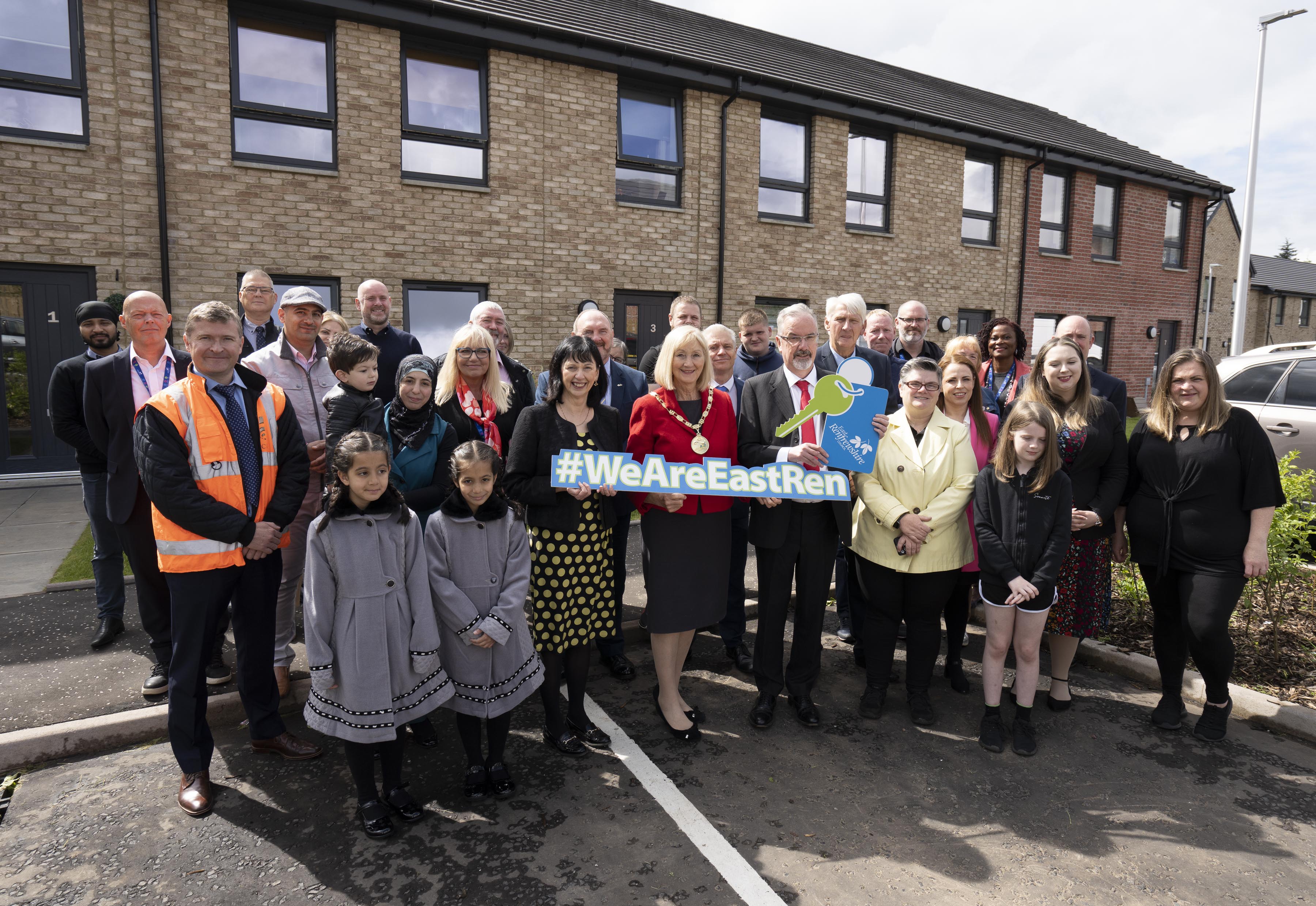 East Renfrewshire Council opens biggest development of council homes