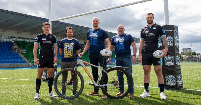 Scottish rugby stars ready to pedal to help break to cycle of homelessness