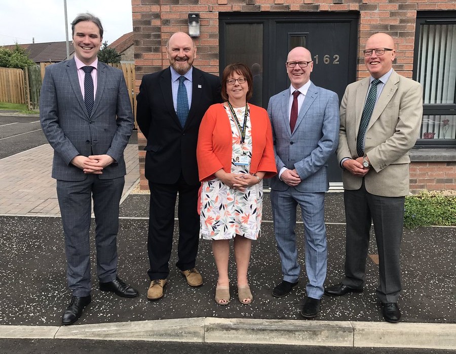 New council houses officially opened in East Renfrewshire