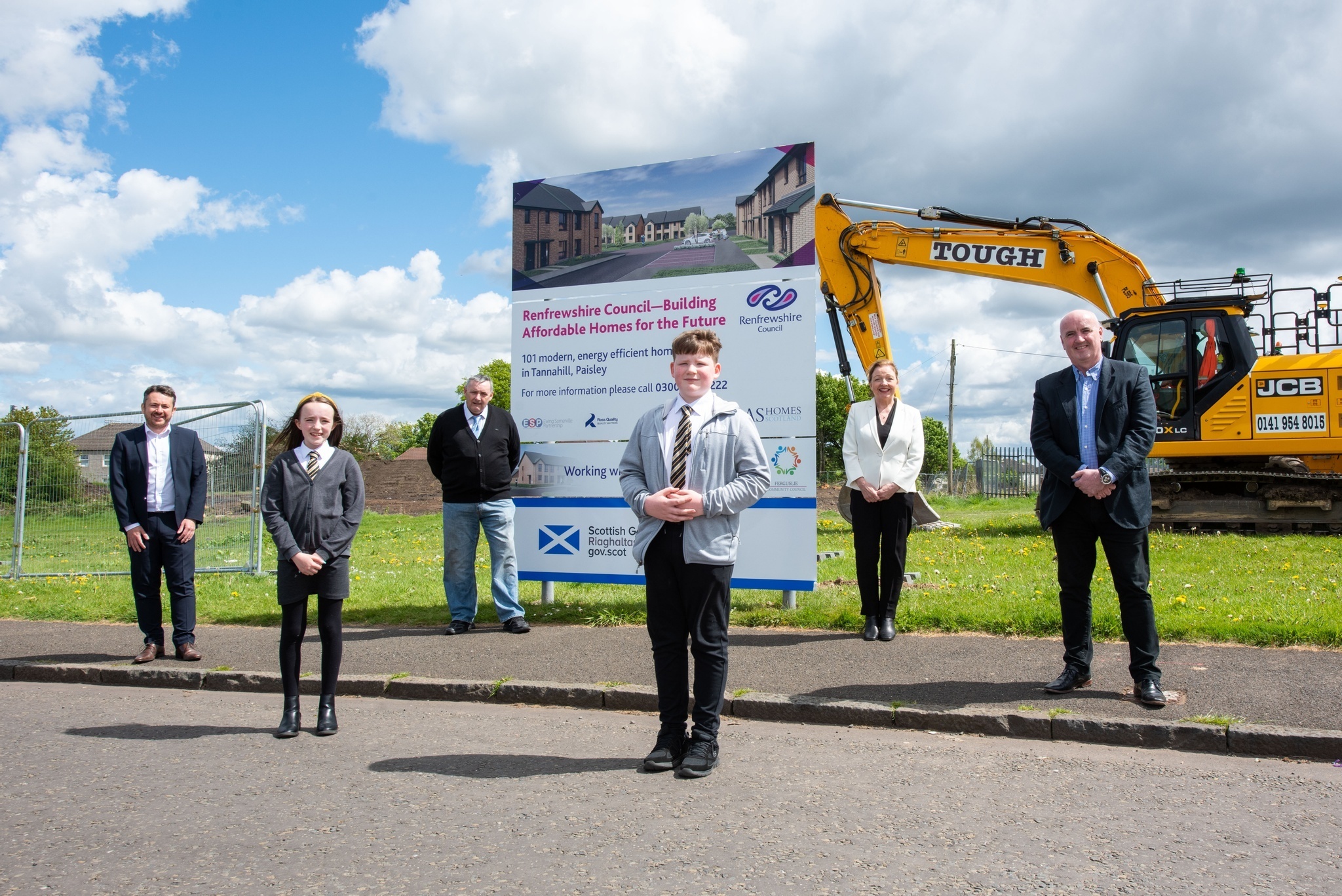 Work begins on 101 new council homes in Ferguslie Park