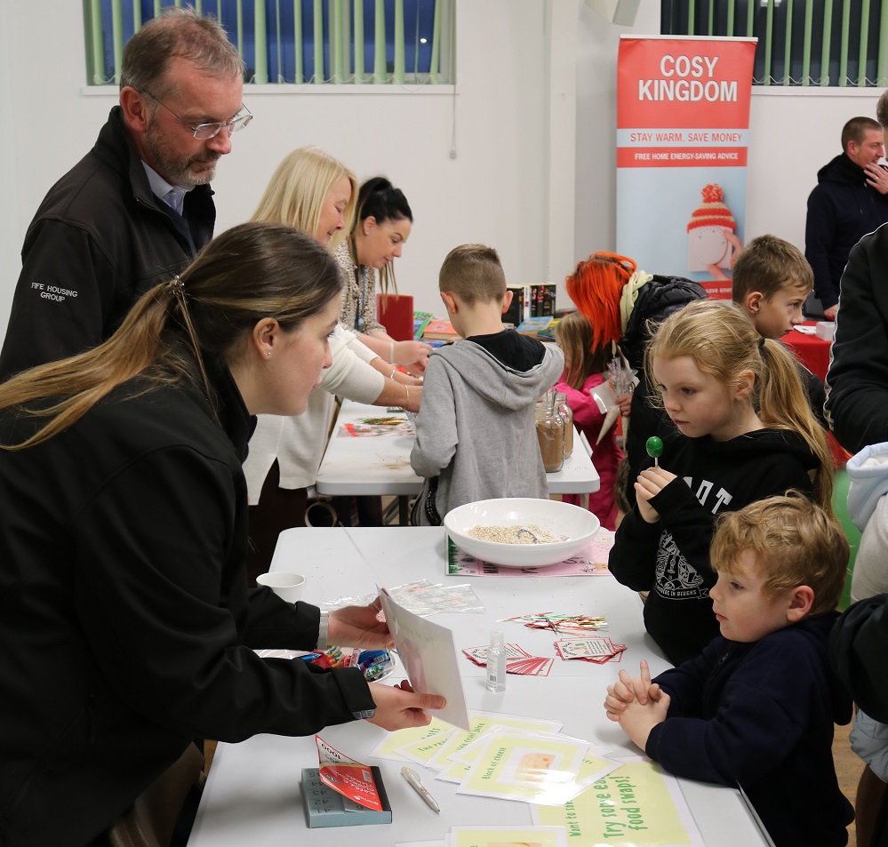 Fife Housing Group’s money-saving Christmas event goes down a treat