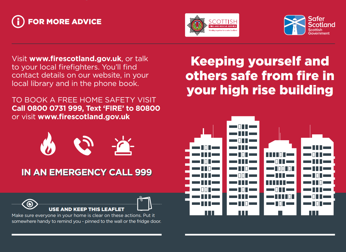 Scottish Government issues fire safety guidance for high-rise homes