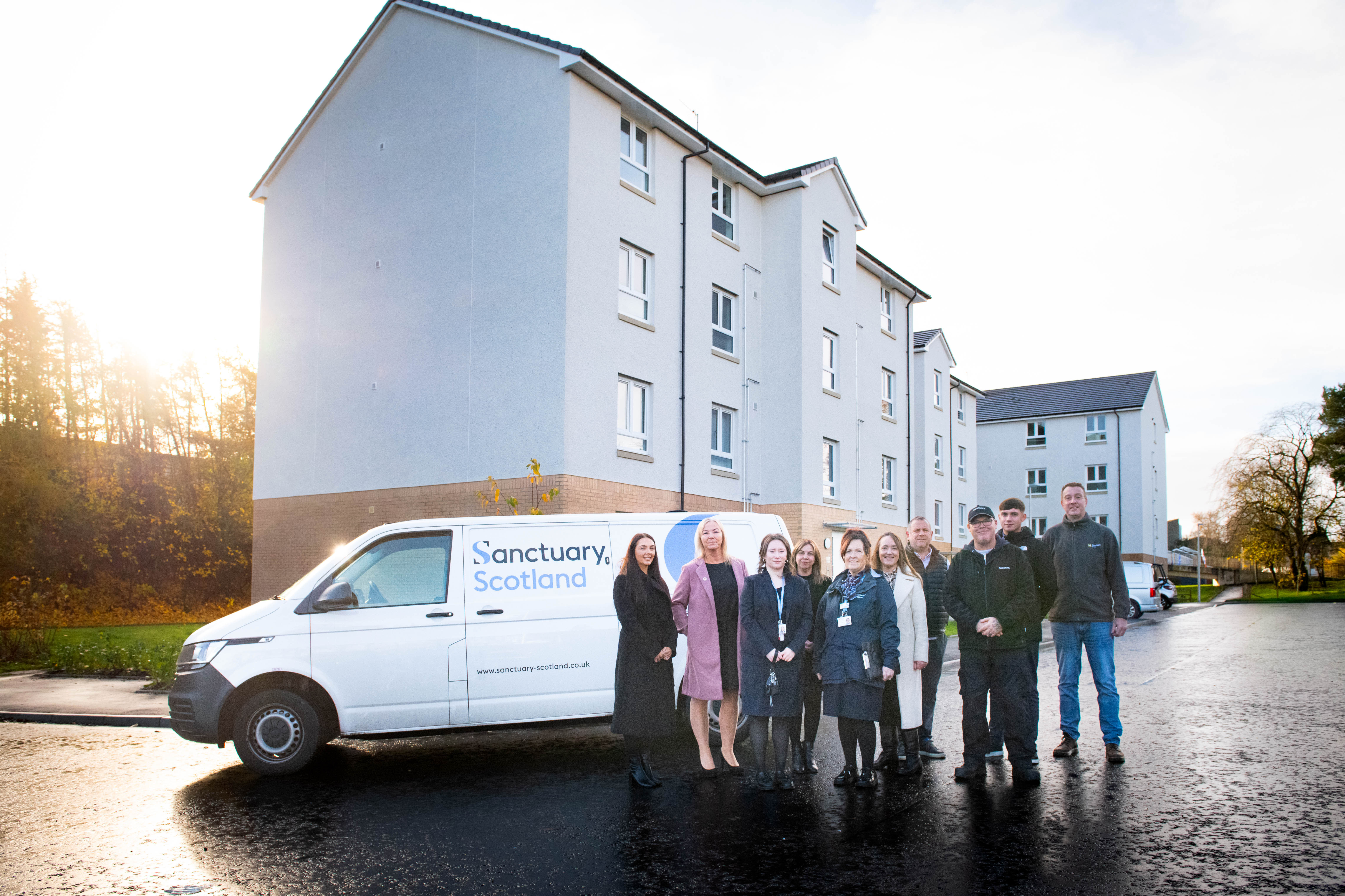 Former East Kilbride sports hub transformed into affordable homes