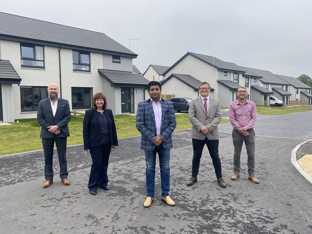 Springfield hands over Forres affordable homes to Grampian Housing Association