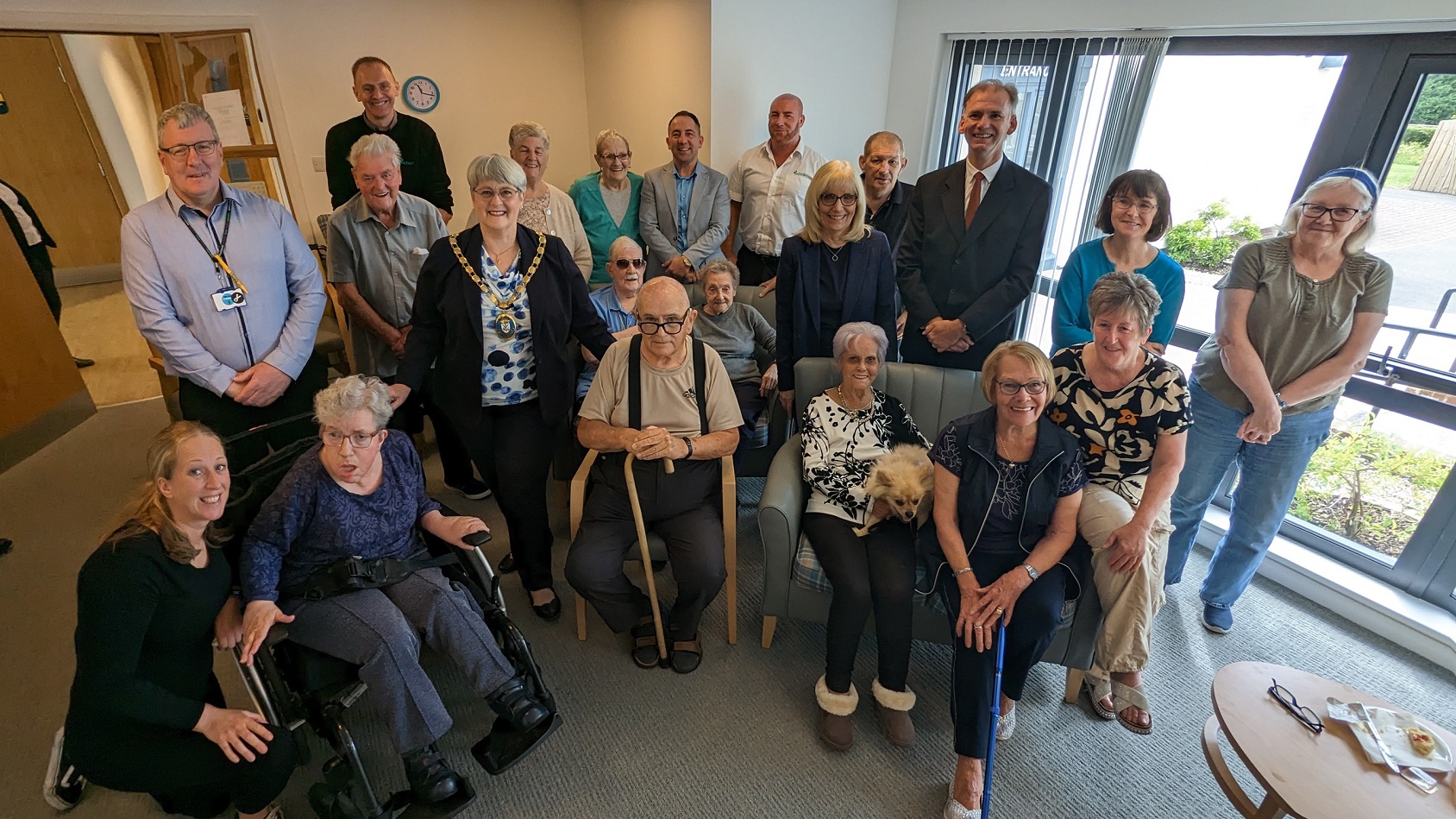 New look sheltered housing officially opened sheltered housing