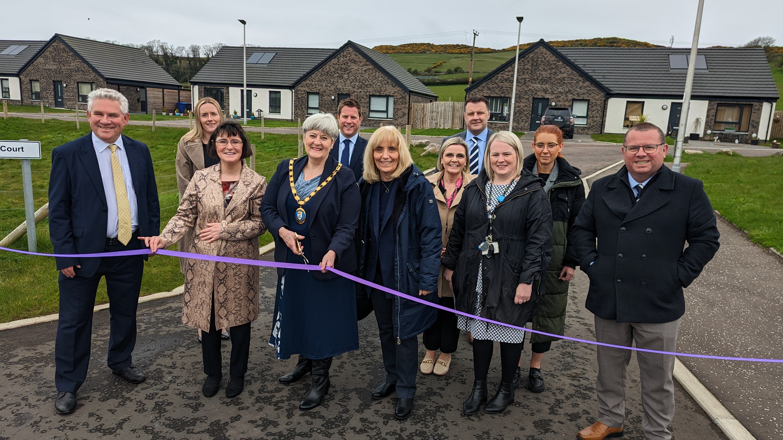 New council homes officially opened in Millport and Largs