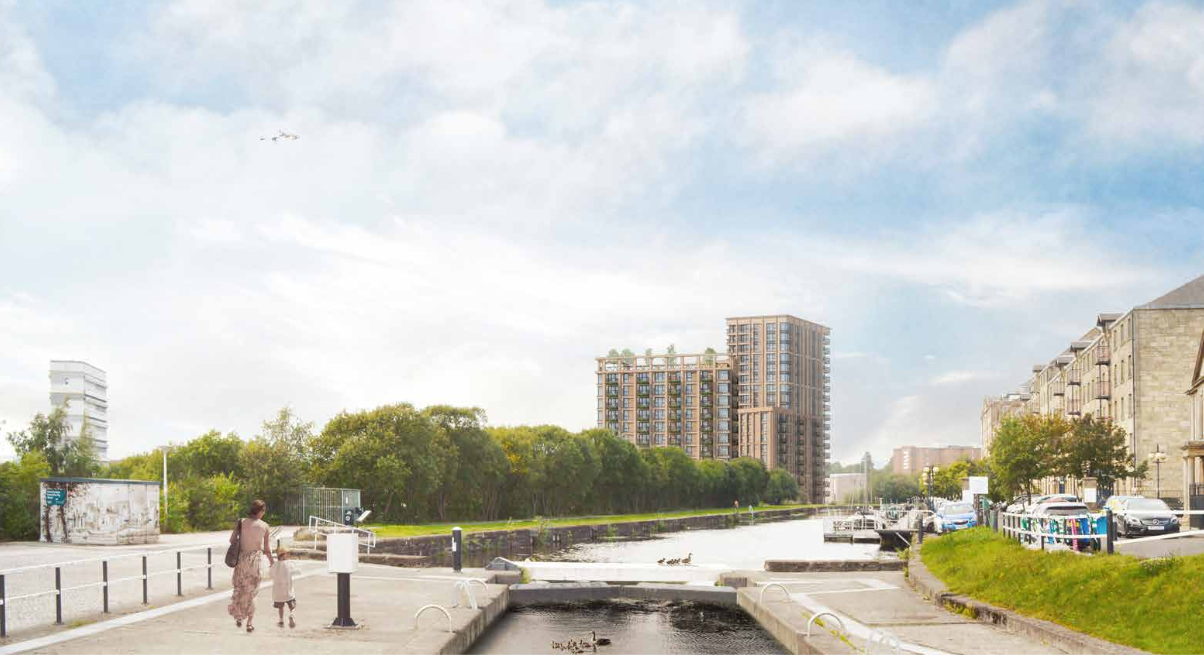 Glasgow rejects canalside build to rent tower plans