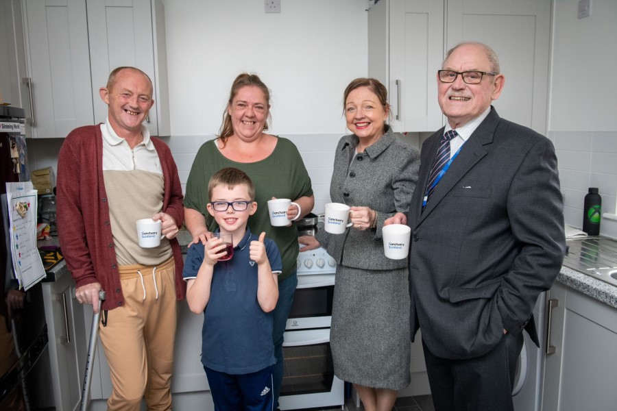 Final residents move into Sanctuary Scotland's major Paisley affordable housing project