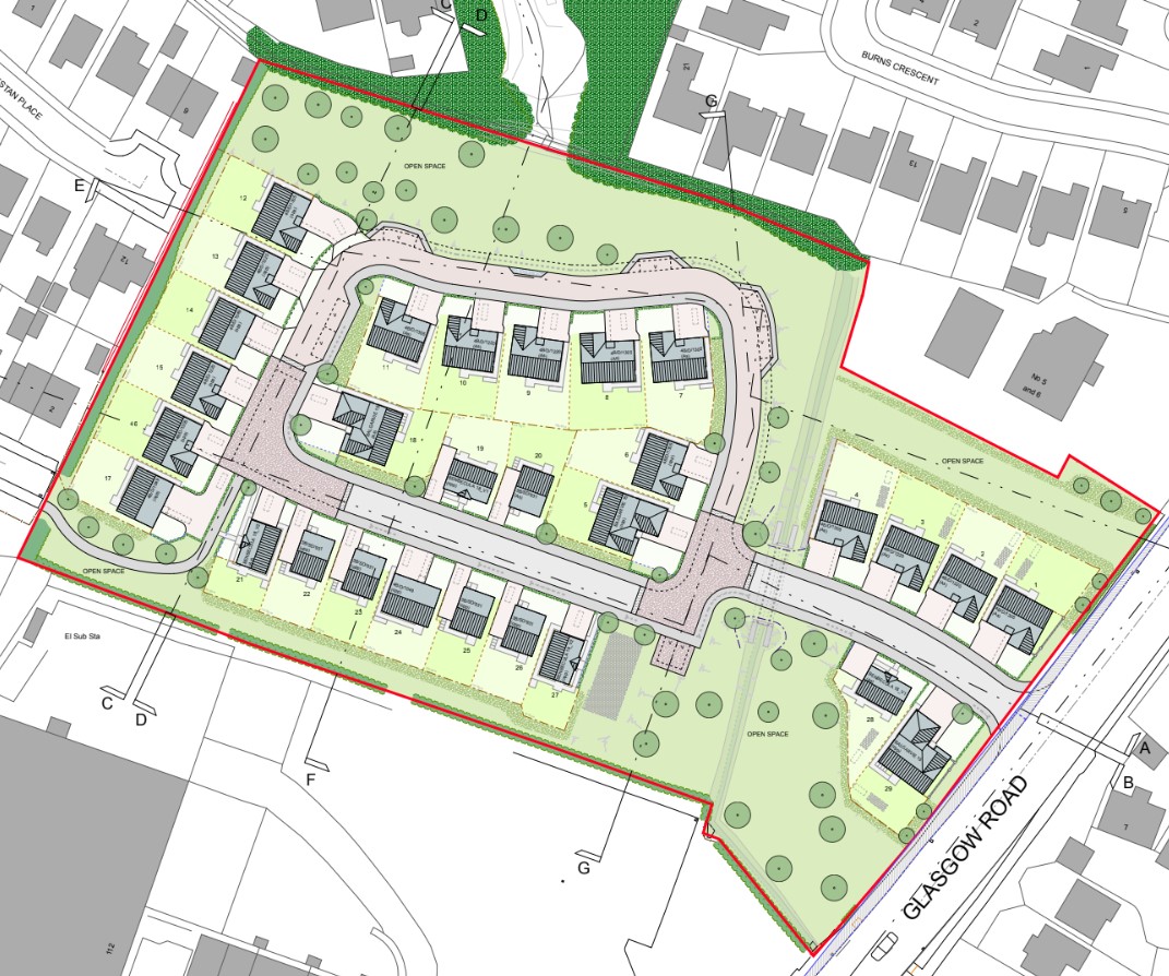 29 new homes proposed for Kilmarnock