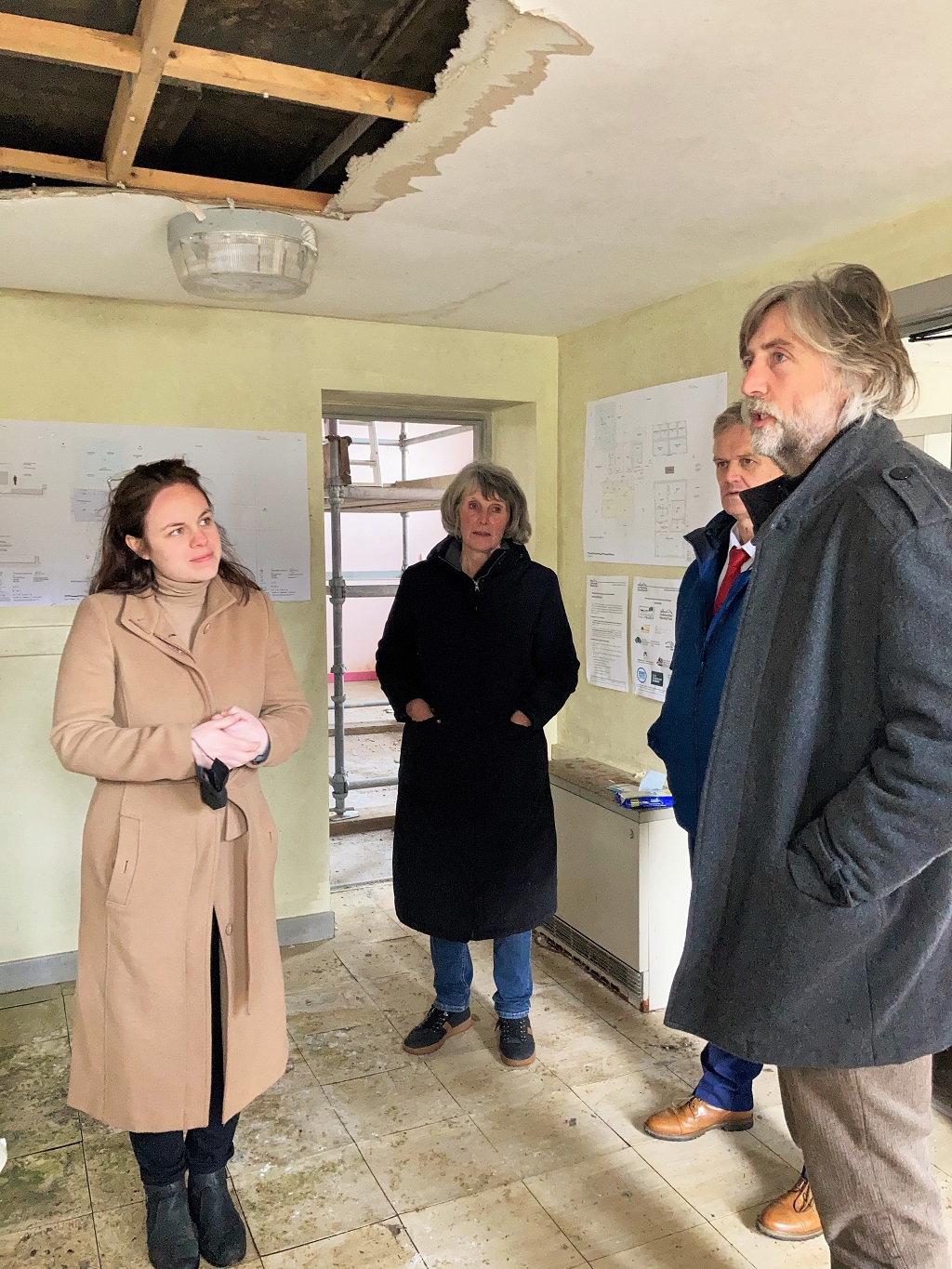 Kate Forbes visits community renovation of Skye school as project receives further funding