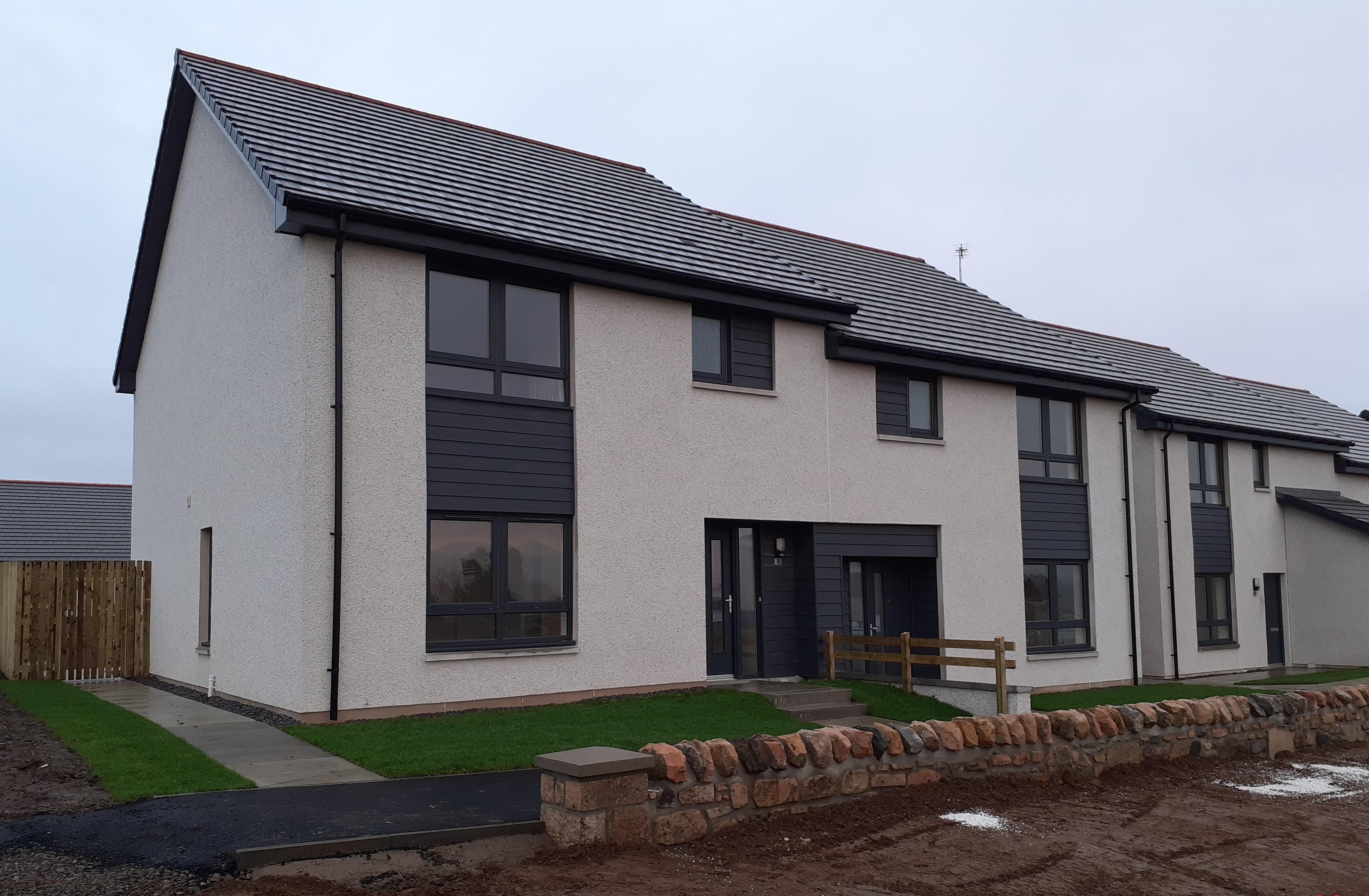 Castlehill Housing Association affordable homes handed over in Banff