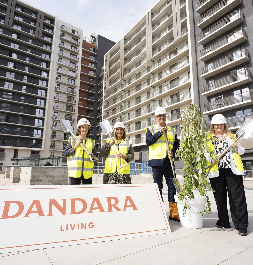 Dandara Living development at Glasgow Harbour tops out