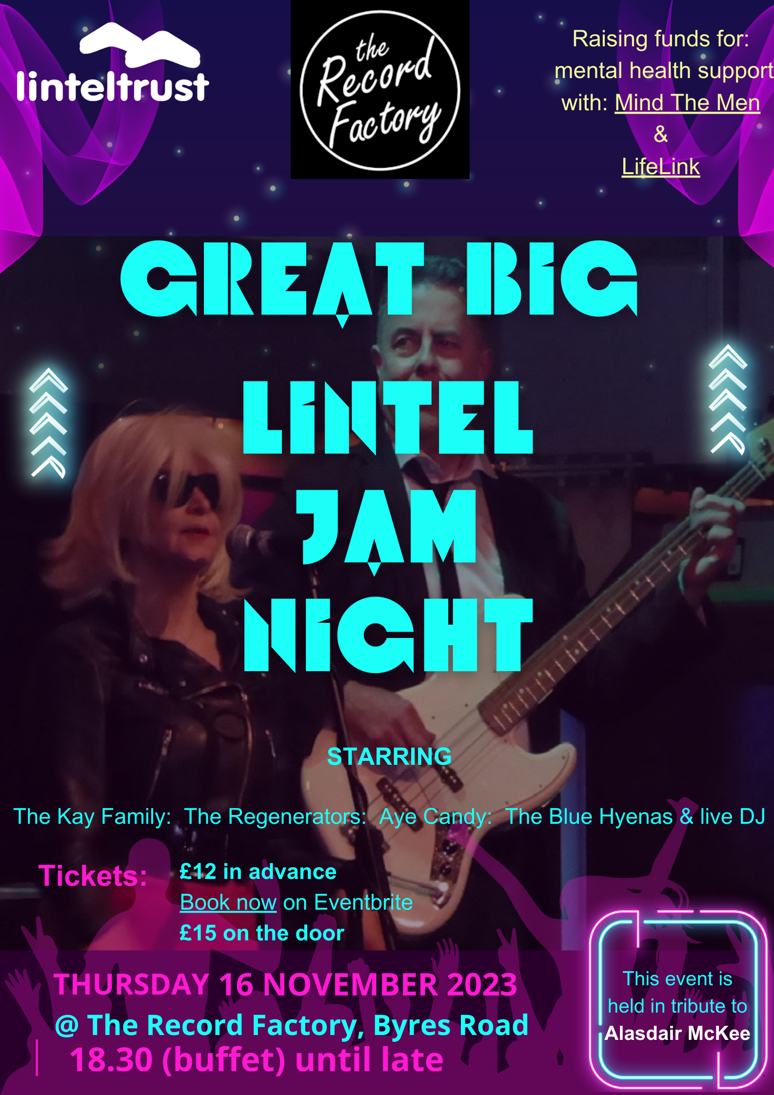 Great Big Lintel Jam Night to take place this evening