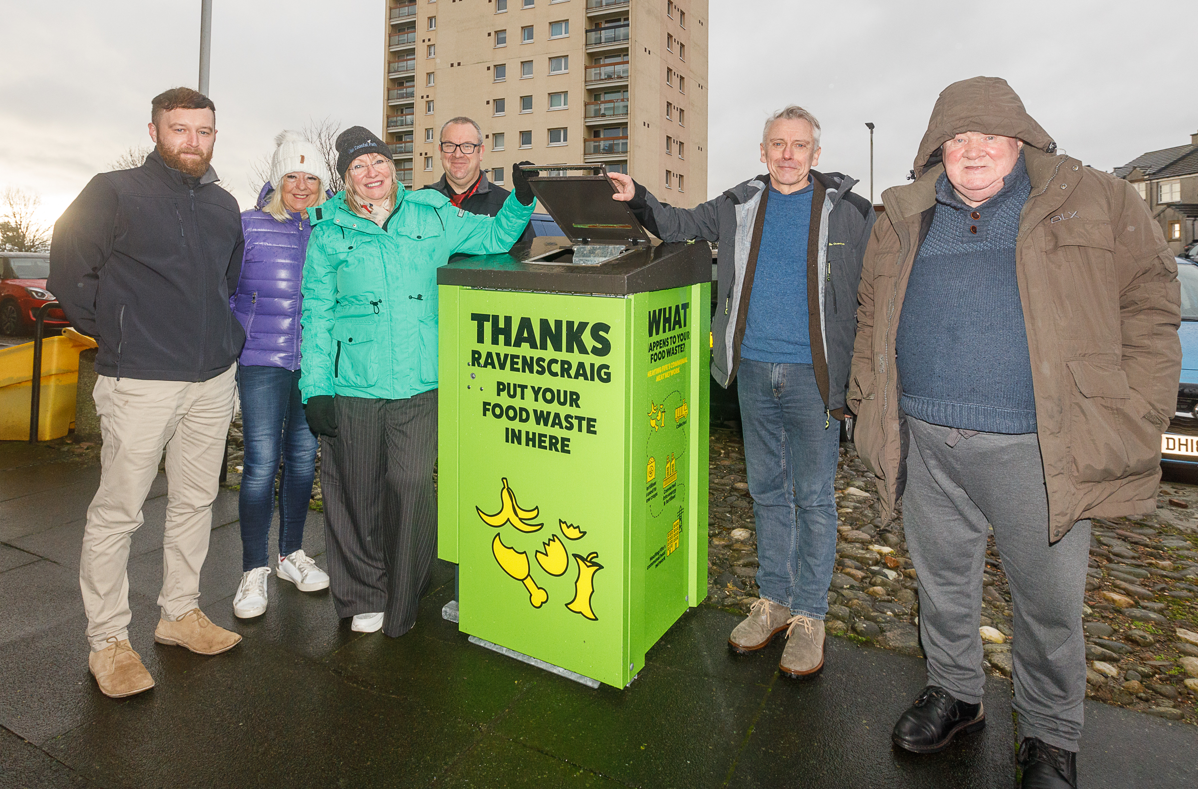 Food waste rollout for Fife high-rise flats