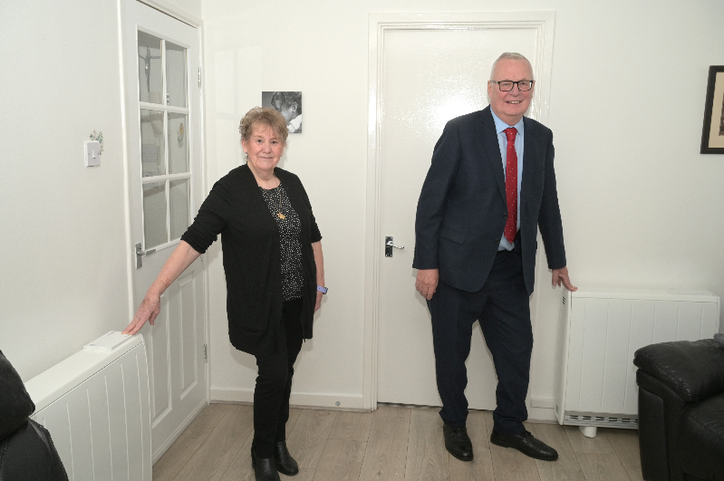 Airdrie tower residents benefit from £500k heating upgrade