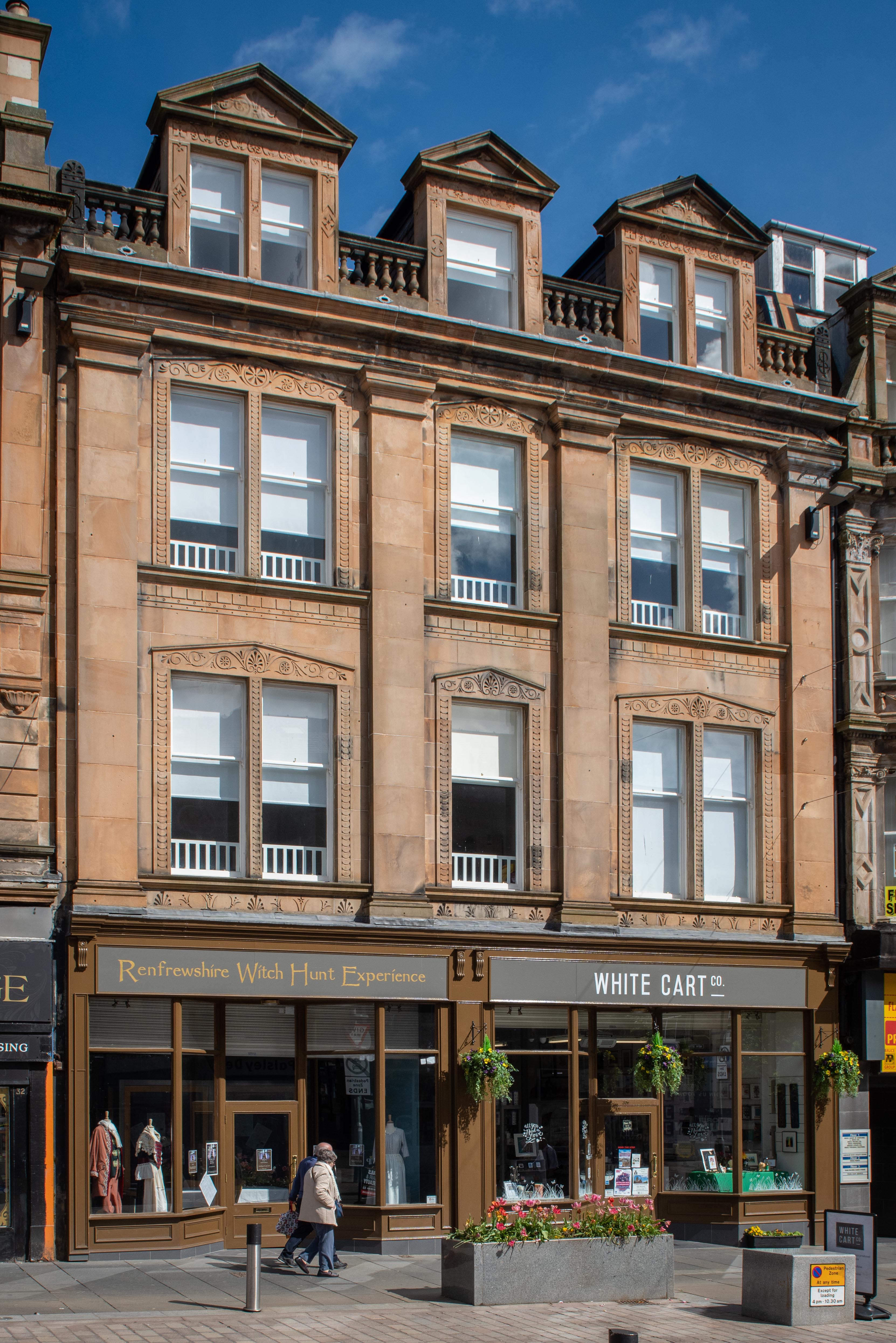 Paisley High Street building back in business with new homes