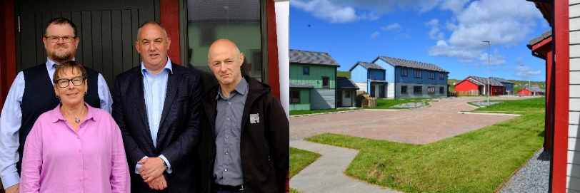 Housing minister opens new Hjaltland development at Berryview
