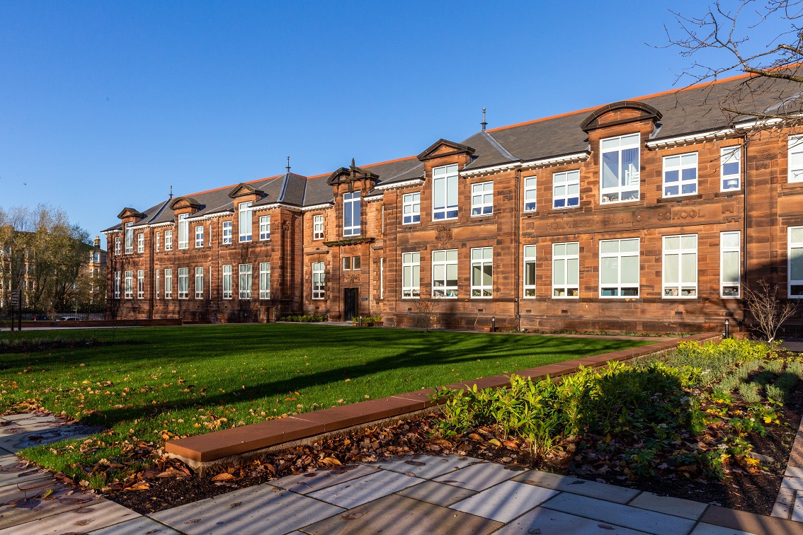 Glasgow primary school lives on as new affordable homes