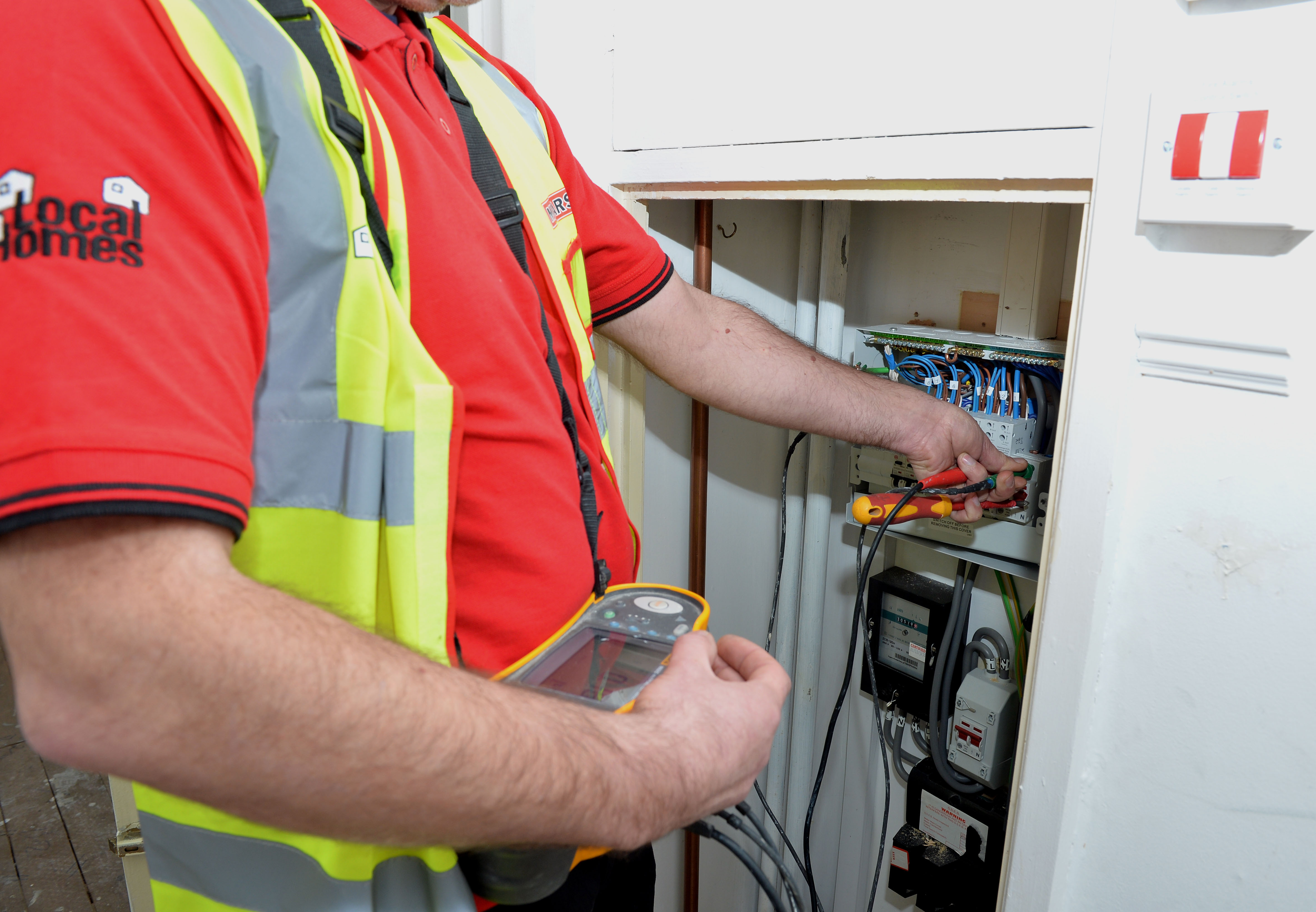 Electrical safety testing continues at council homes in North Lanarkshire