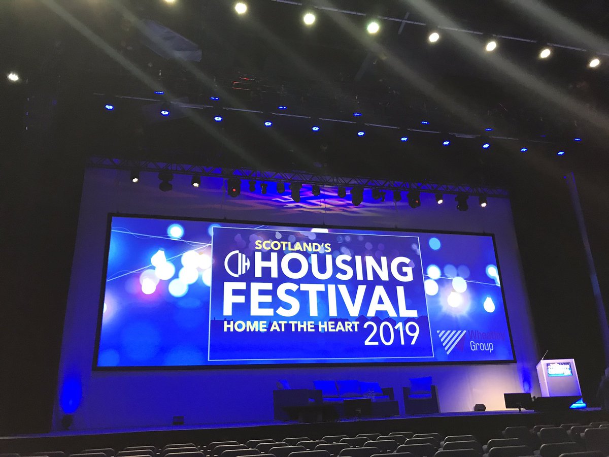 Delegates prepare to attend Scotland’s Housing Festival