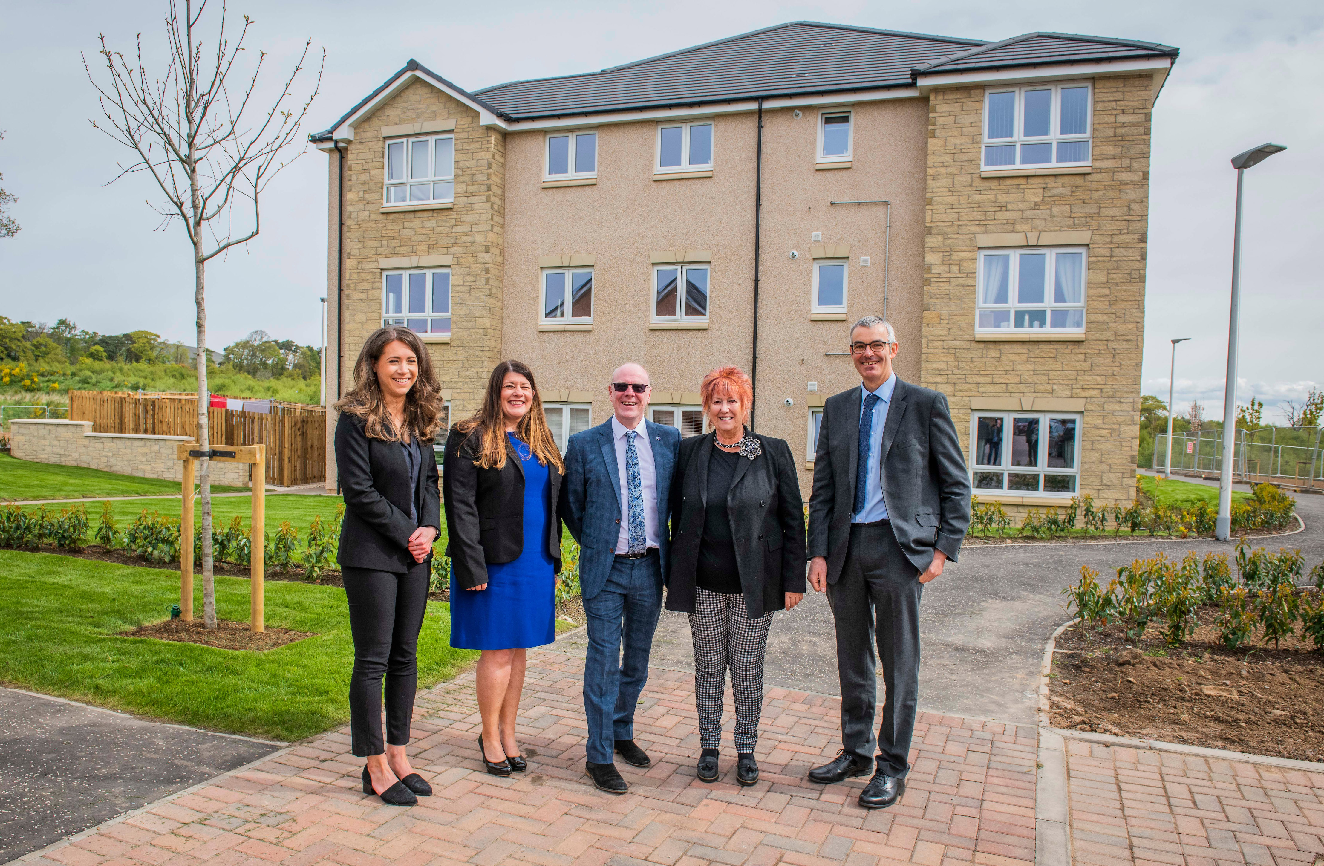 Minister opens landmark Midlothian affordable housing development