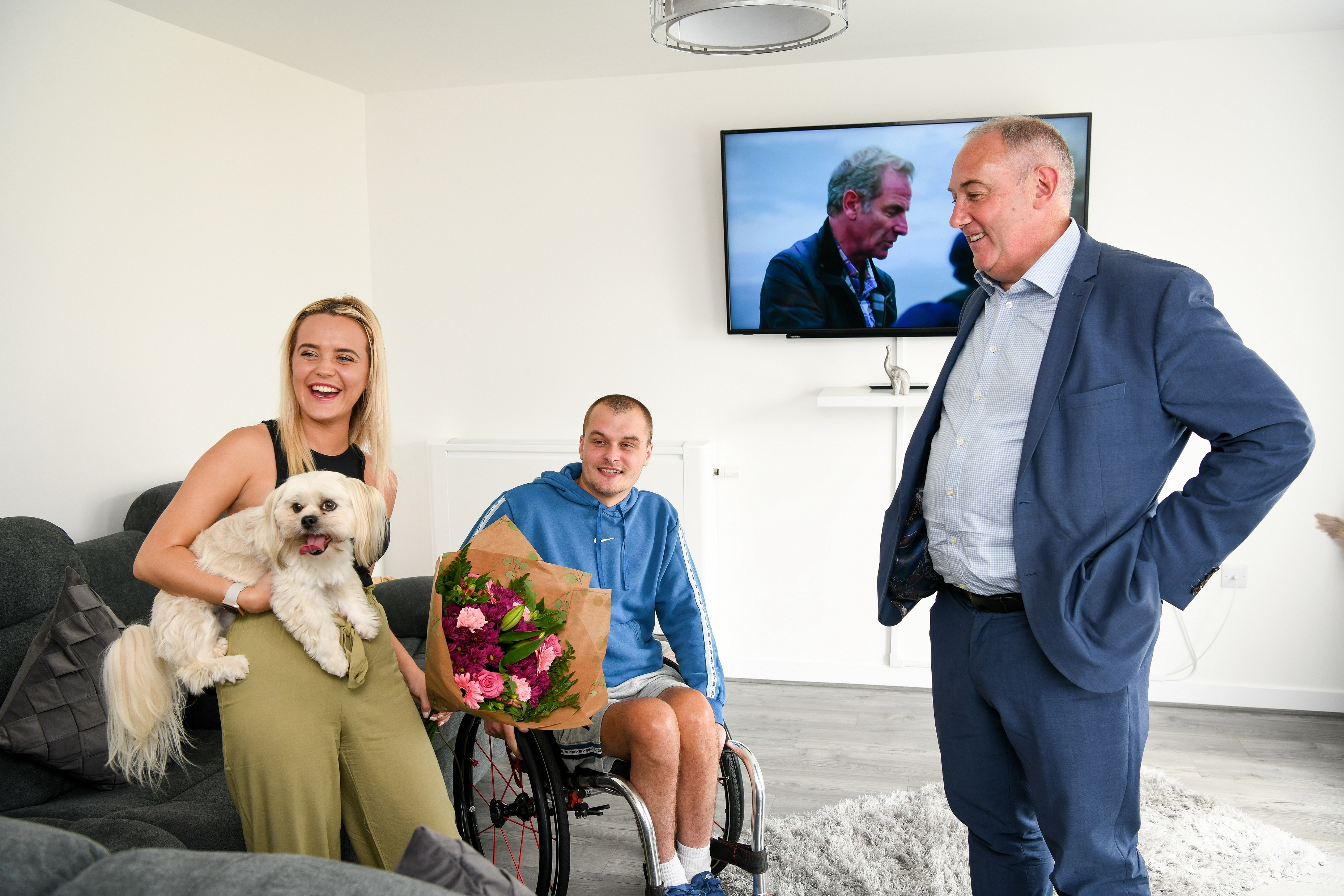 Housing minister visits Riverside Scotland's newest accessible homes